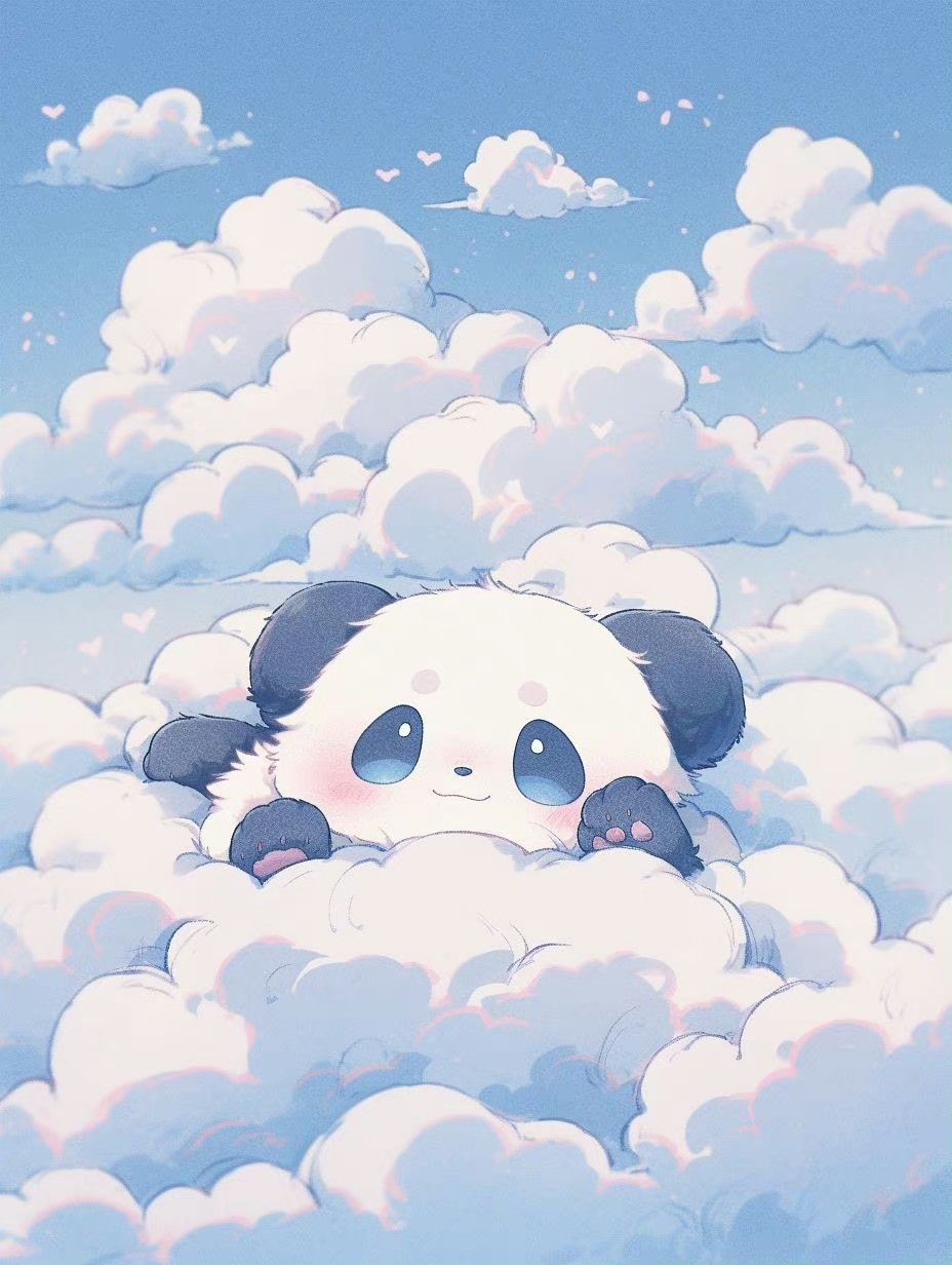 cute panda backgrounds 0052