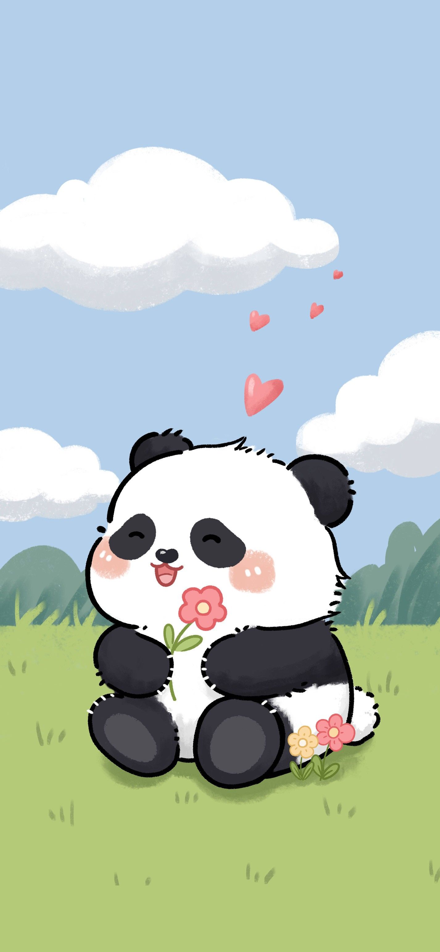 cute panda backgrounds 0059