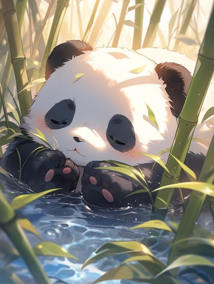 cute panda backgrounds 0074