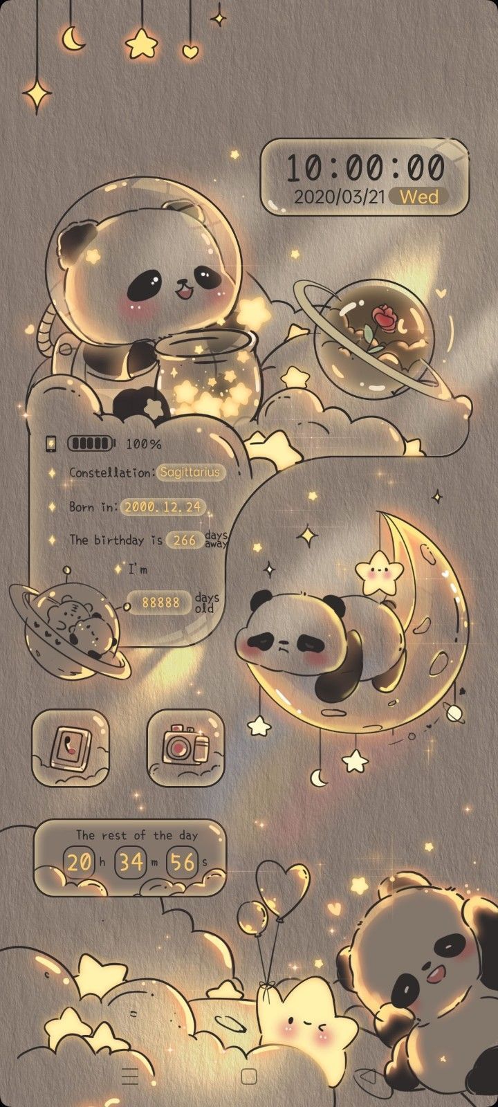 cute panda backgrounds 0089