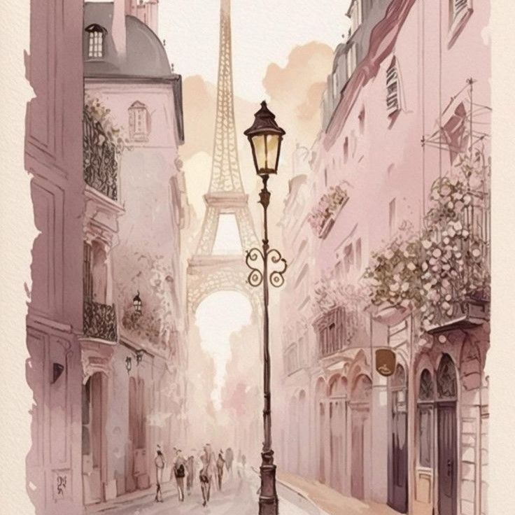 cute Paris backgrounds 0089