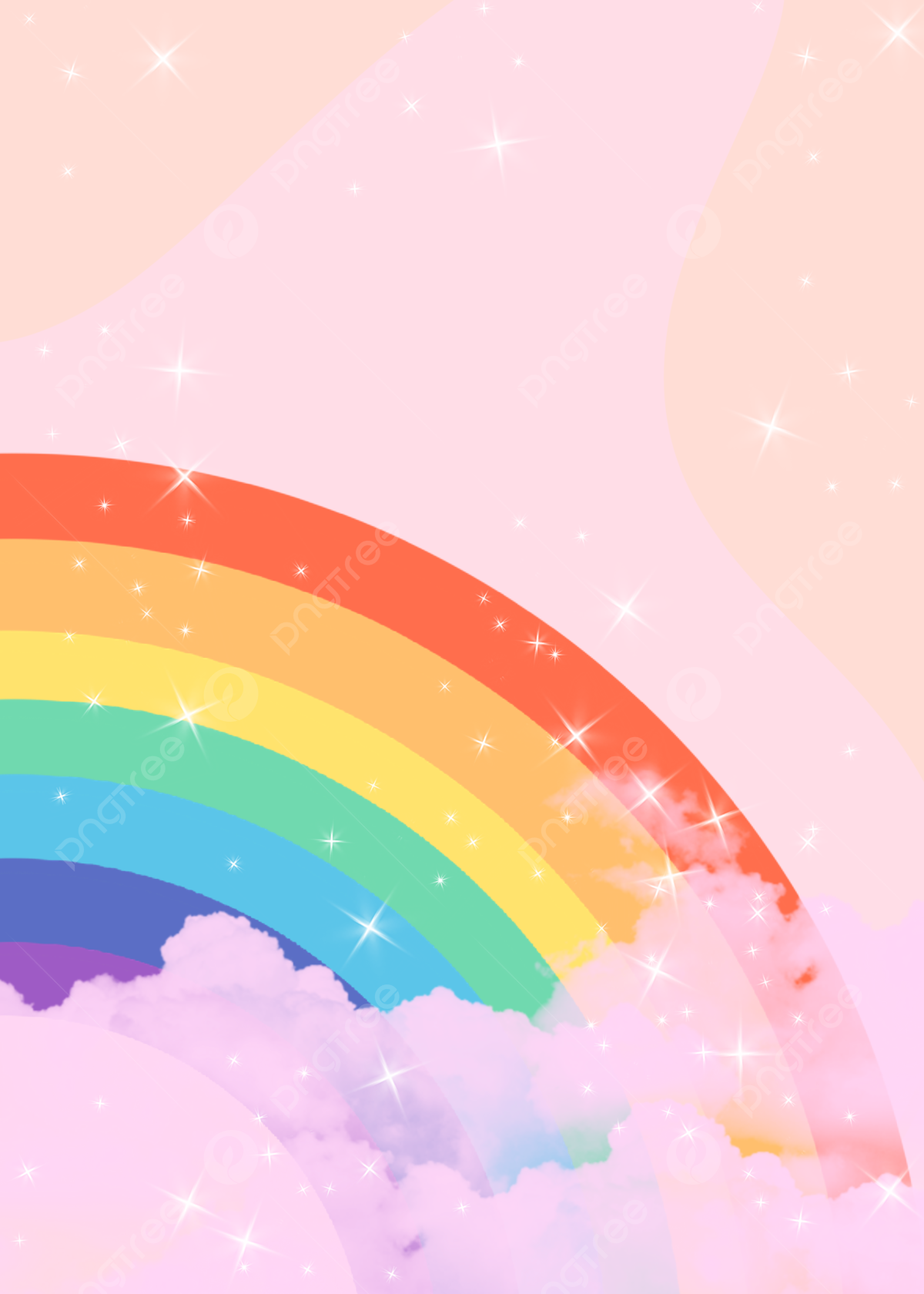 cute pastel rainbow backgrounds