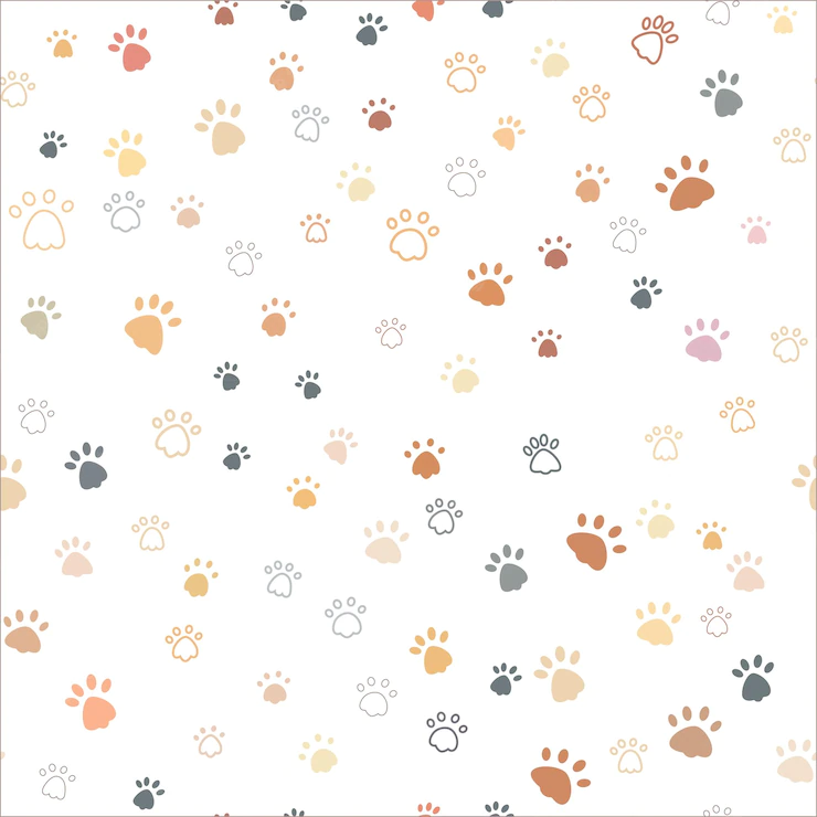 cute paw print backgrounds for pets