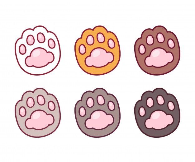 cute paw print backgrounds 0011