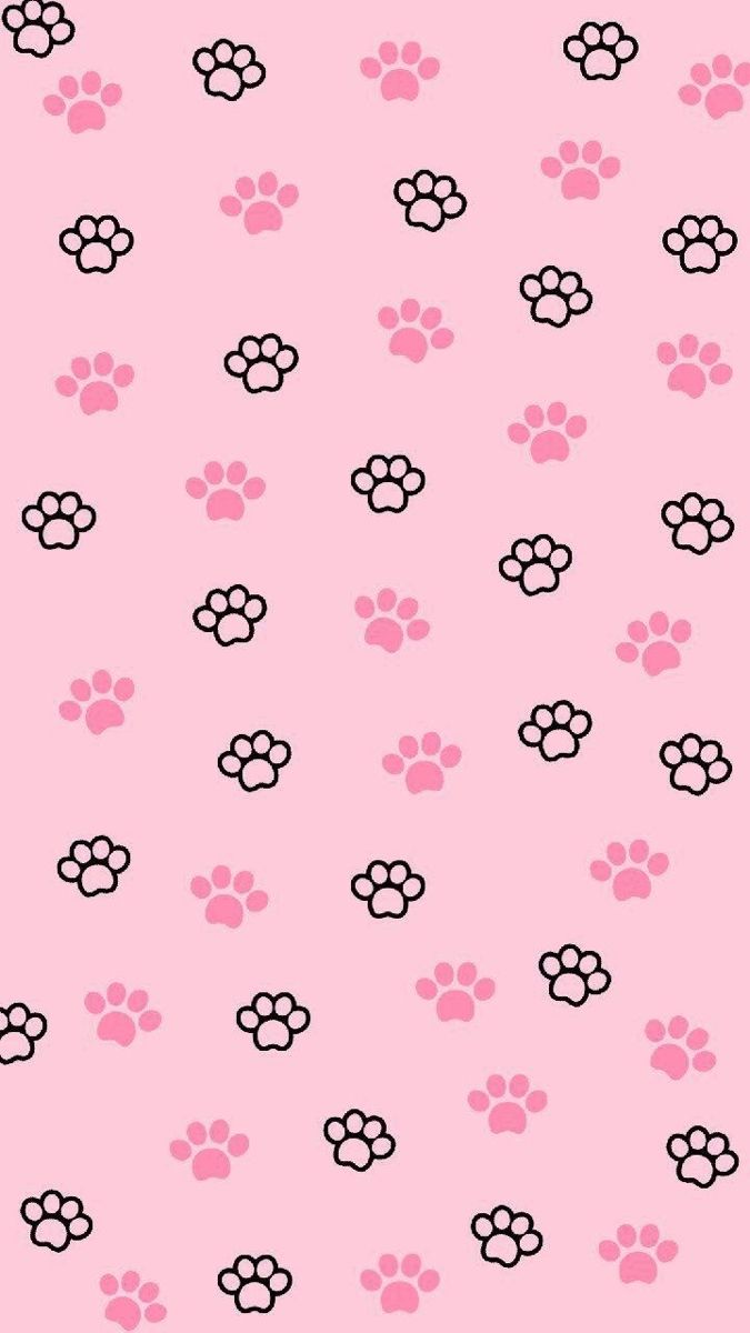 cute paw print backgrounds 0012