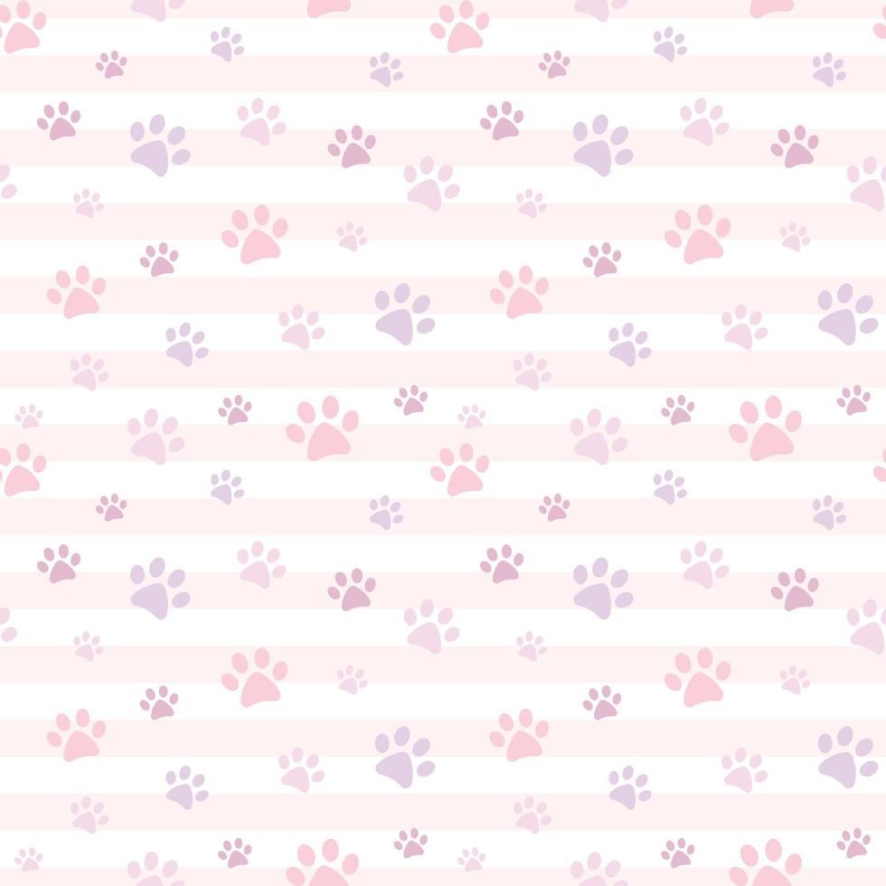 cute paw print backgrounds 0016