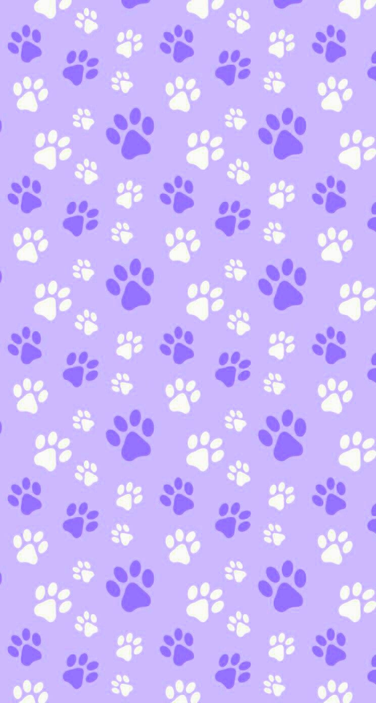 cute paw print backgrounds 0017