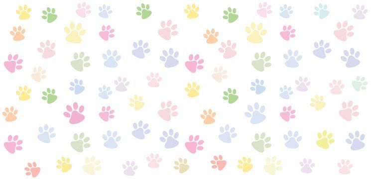 cute paw print backgrounds 0022