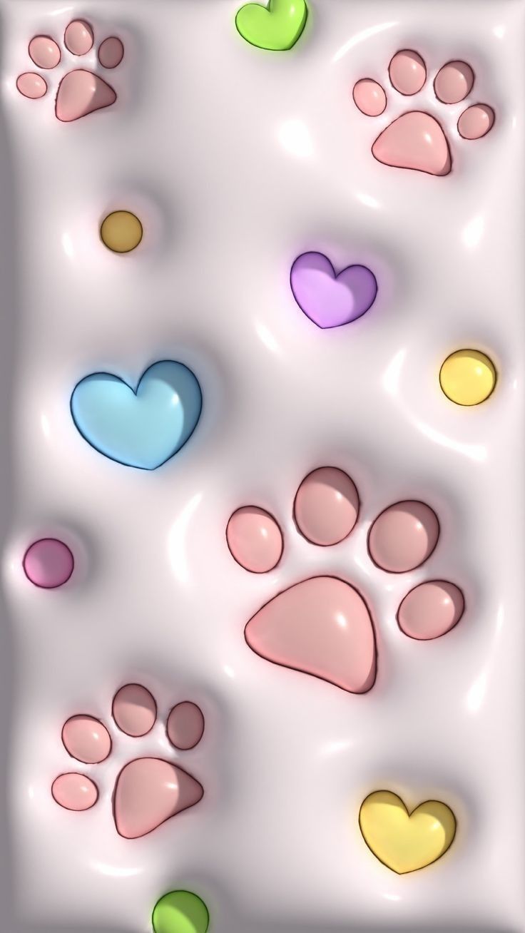 cute paw print backgrounds 0028