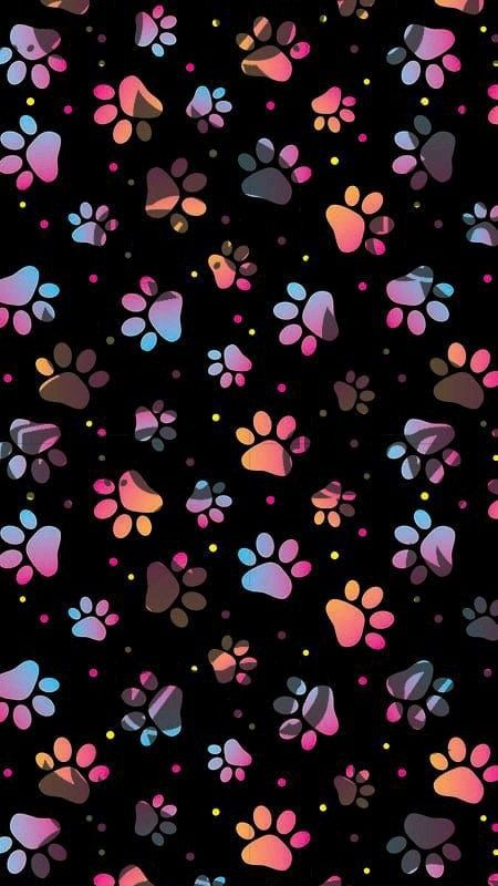 cute paw print backgrounds 0029