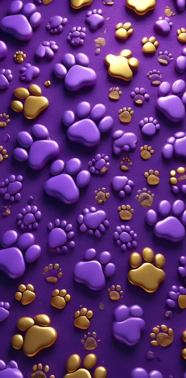 cute paw print backgrounds 0051