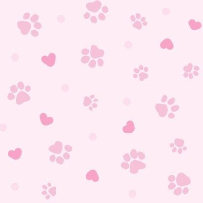 cute paw print backgrounds 0061