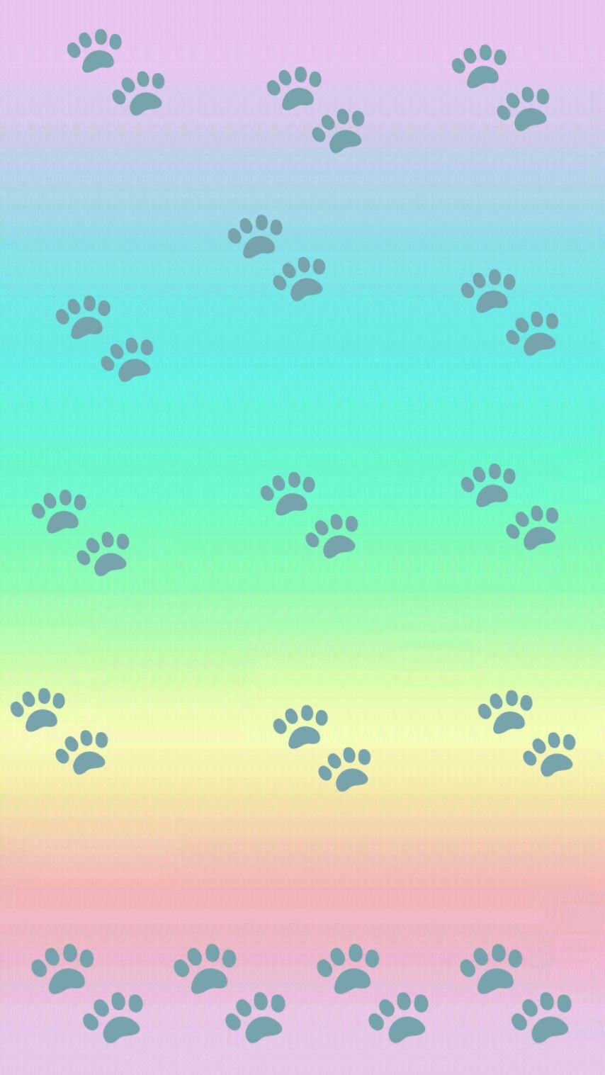 cute paw print backgrounds 0073