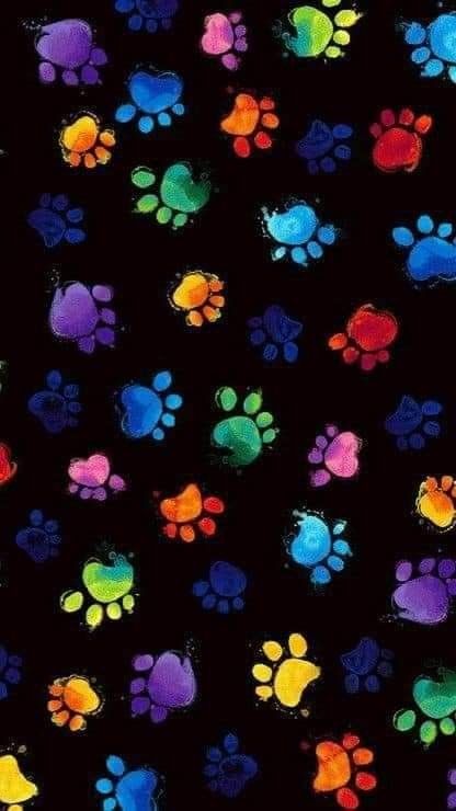 cute paw print backgrounds 0075