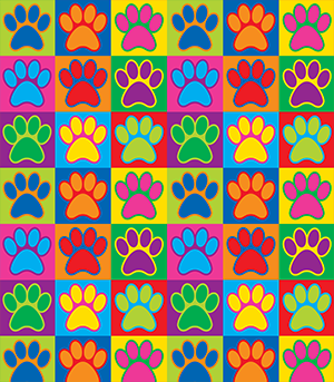 cute paw print backgrounds 0083