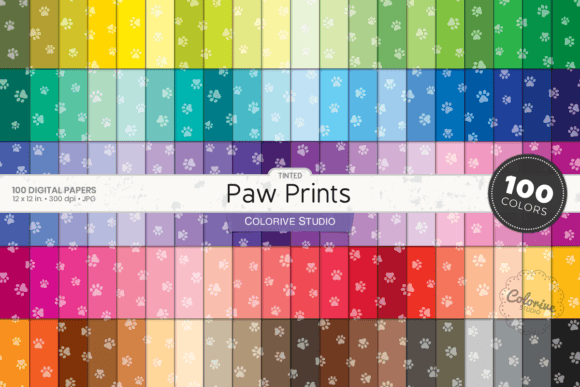 cute paw print backgrounds 0090