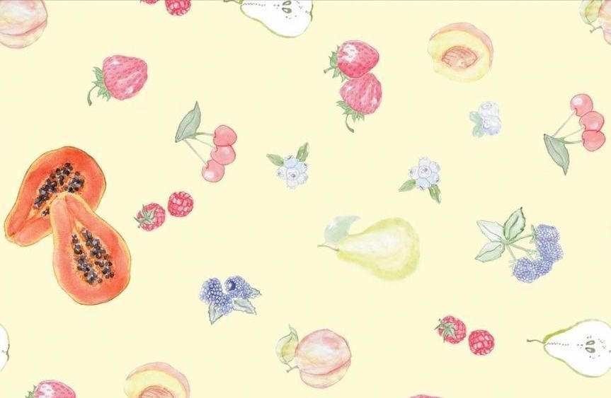 cute peach fruit background 0010