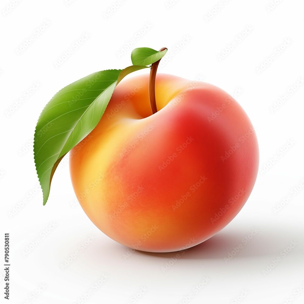 cute peach fruit background 0012