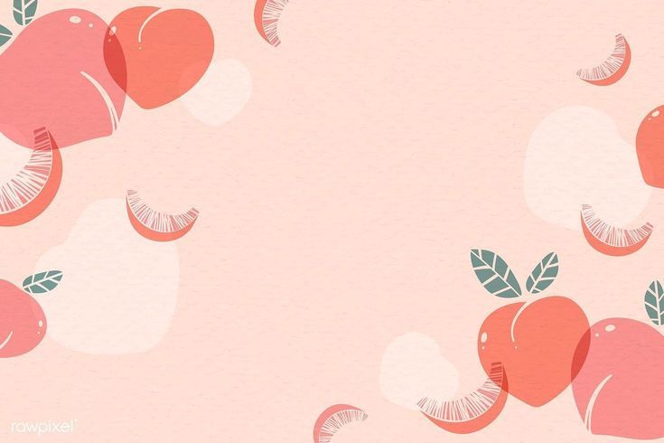 cute peach fruit background 0028