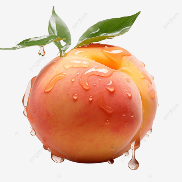 cute peach fruit background 0043