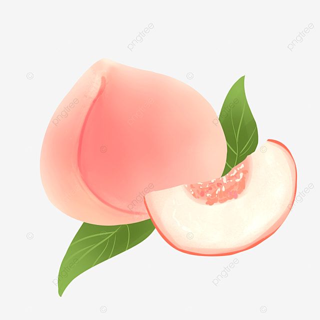 cute peach fruit background 0052