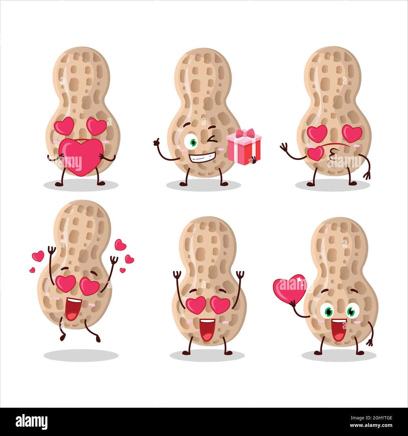 cute peanut background 0041