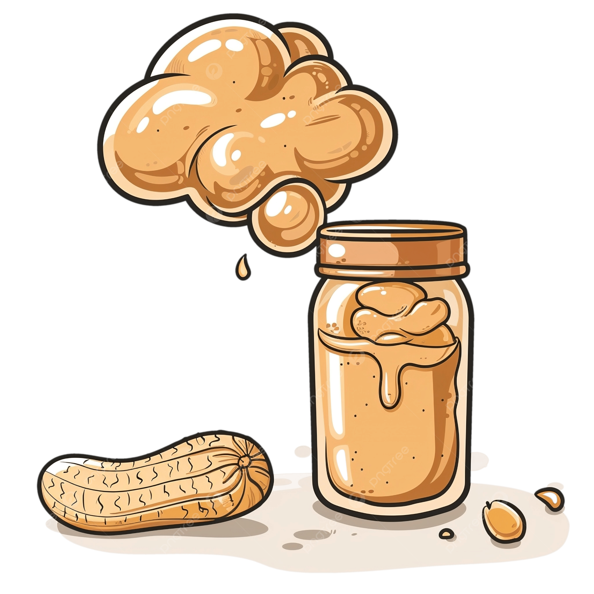 cute peanut background 0081