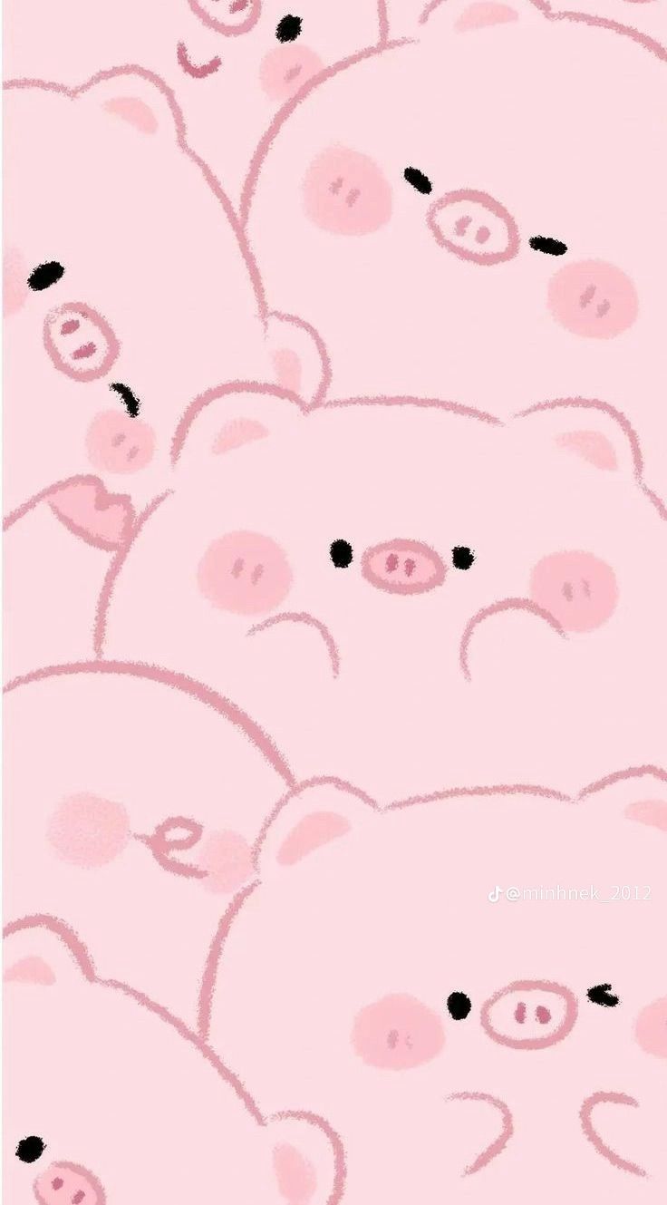 cute pig backgrounds 0028