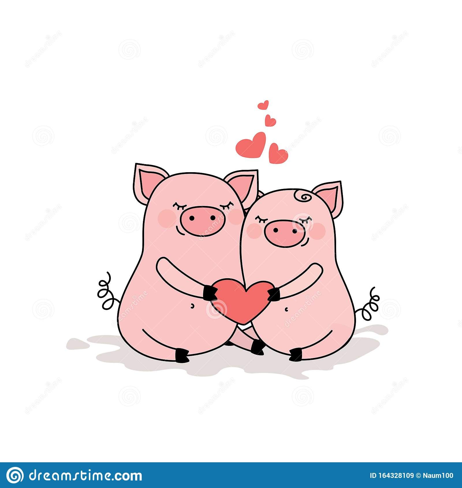 cute pig backgrounds 0036