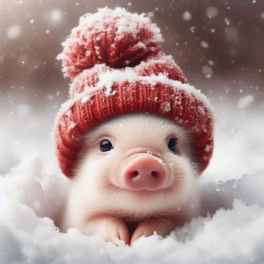 cute pig backgrounds 0069