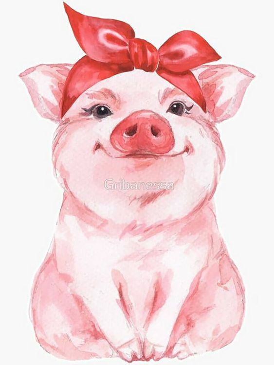 cute pig backgrounds 0092