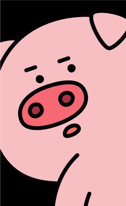 cute pig backgrounds 0096