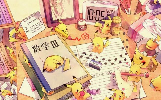 cute Pikachu backgrounds 0036