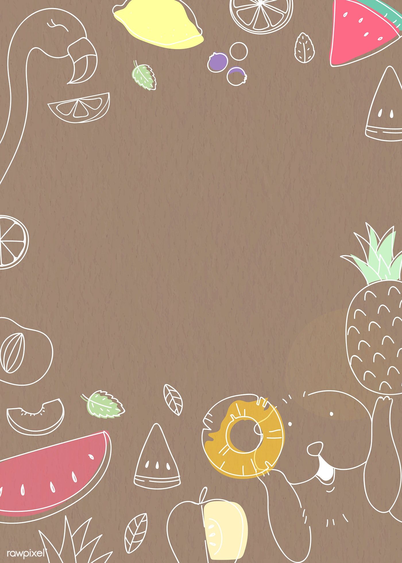 cute pineapple backgrounds 0023