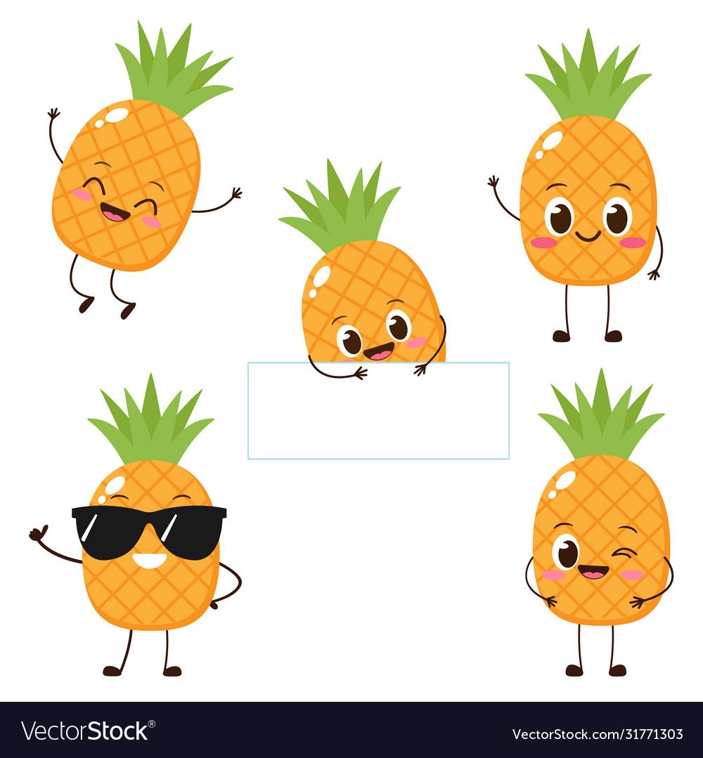 cute pineapple backgrounds 0031