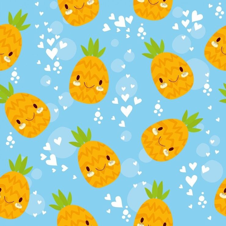 cute pineapple backgrounds 0069