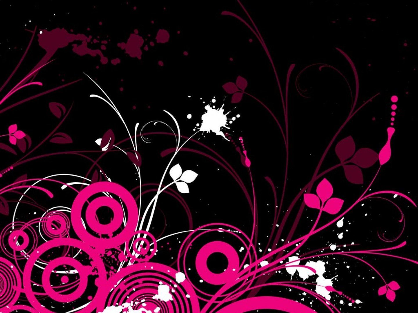 cute pink and black backgrounds 0021