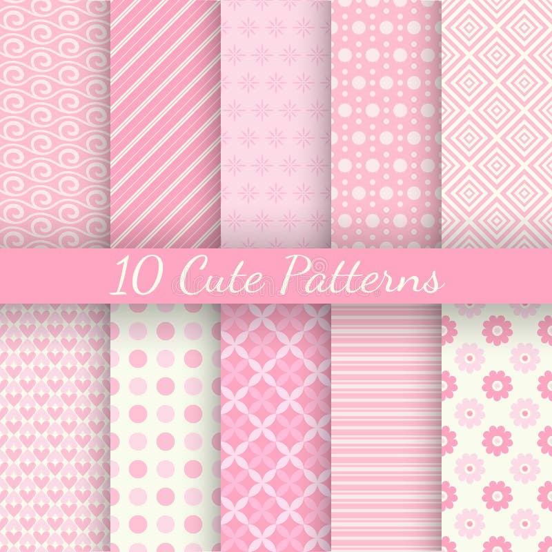 cute pink and white backgrounds 0082