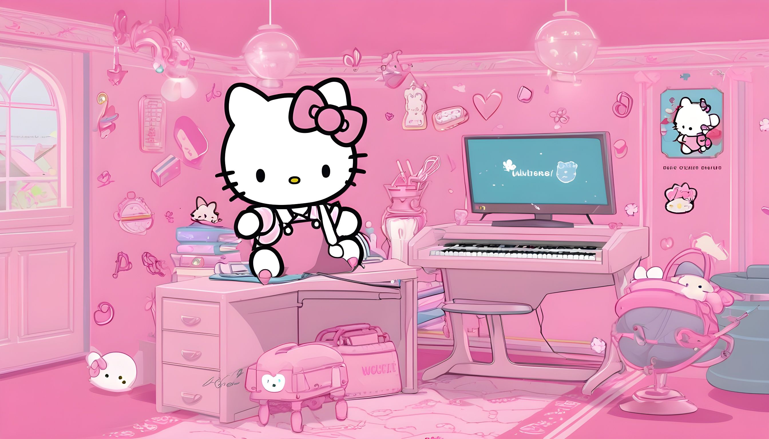 cute pink backgrounds for desktop