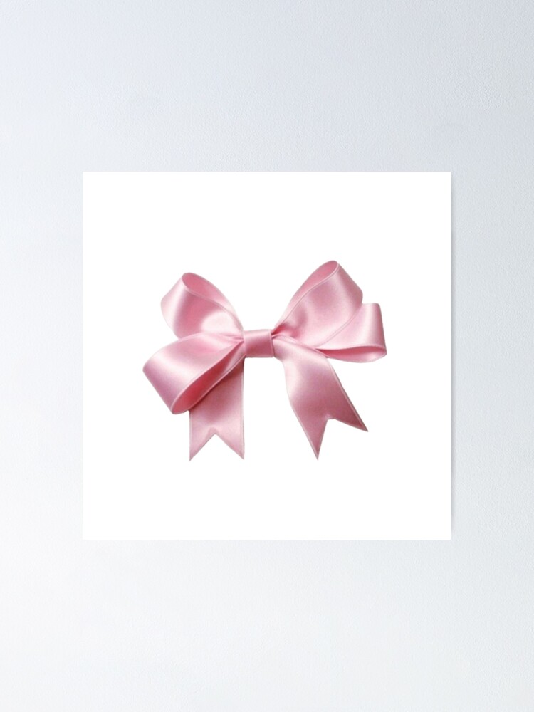 cute pink bow transparent background 0013