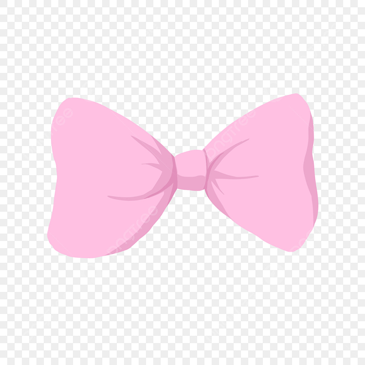 cute pink bow transparent background 0017