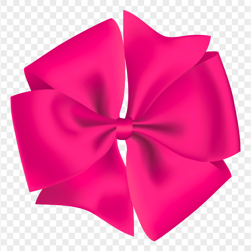 cute pink bow transparent background 0019