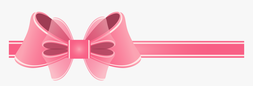 cute pink bow transparent background 0023