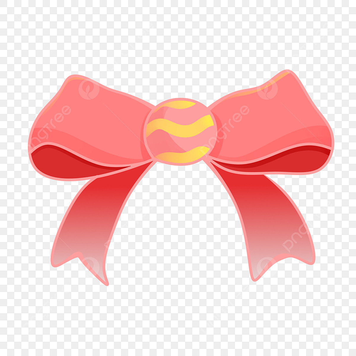 cute pink bow transparent background 0026