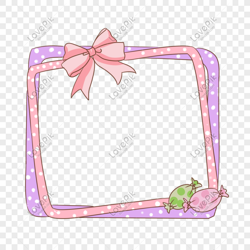 cute pink bow transparent background 0027