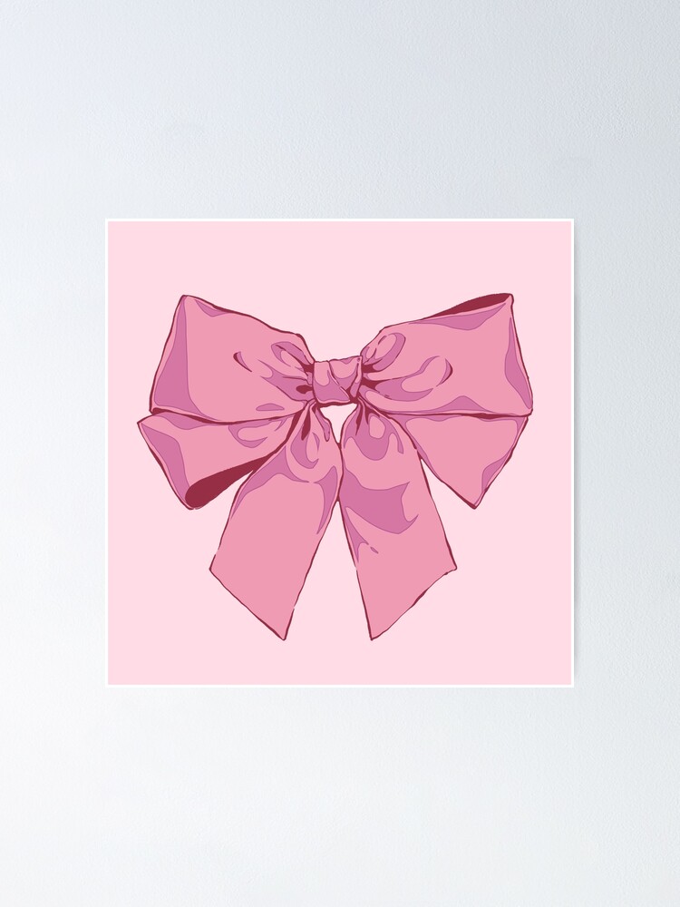 cute pink bow transparent background 0031