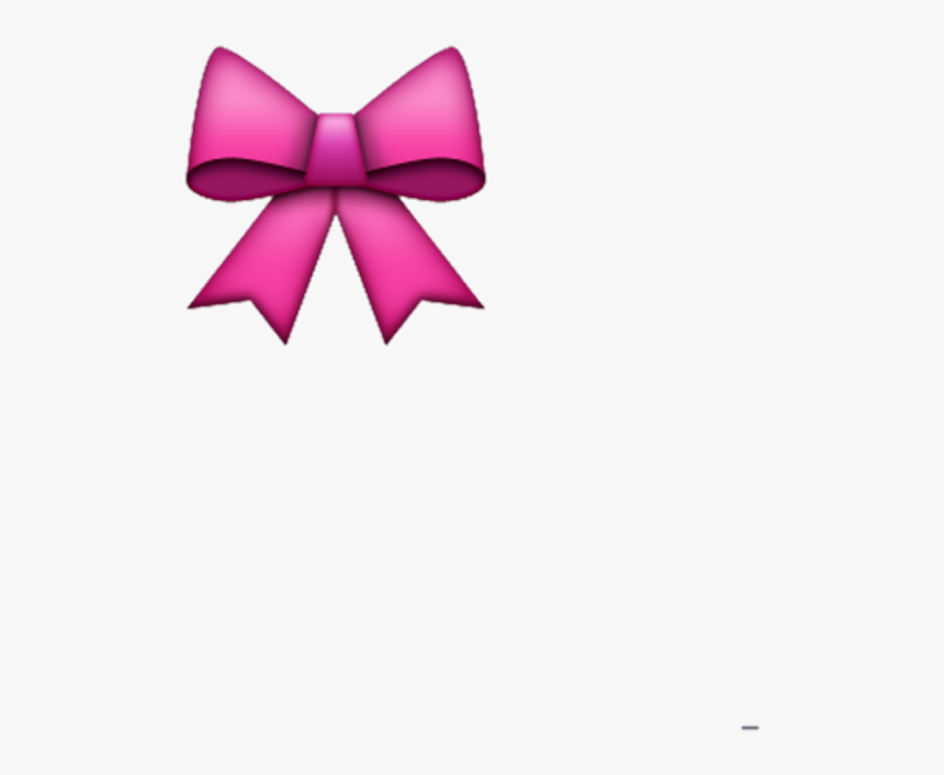 cute pink bow transparent background 0037