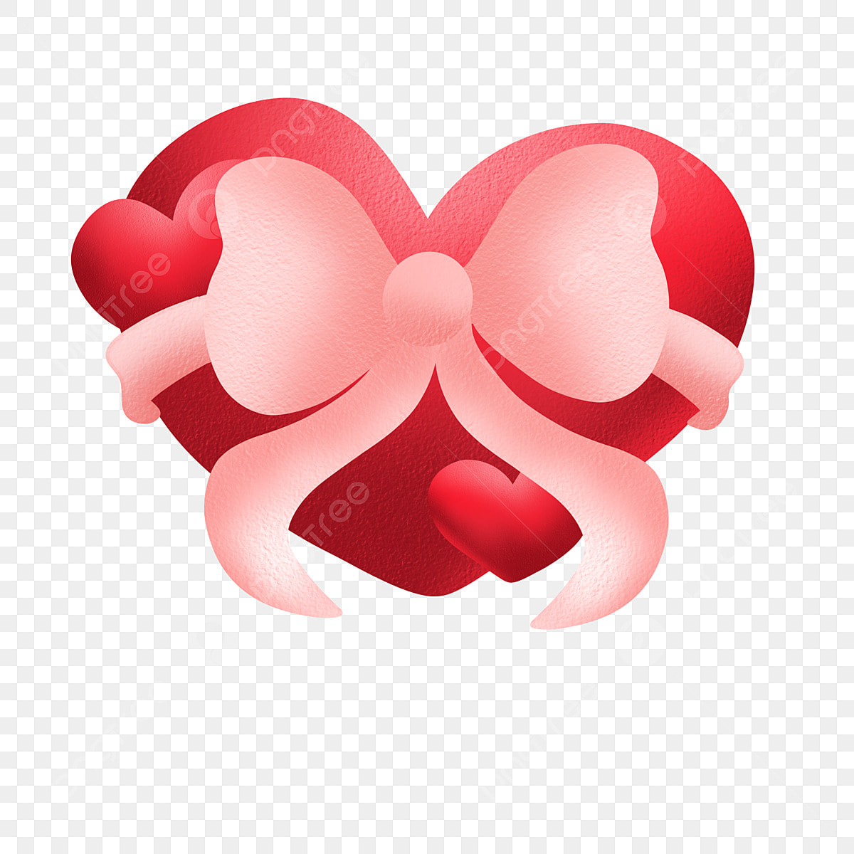 cute pink bow transparent background 0038