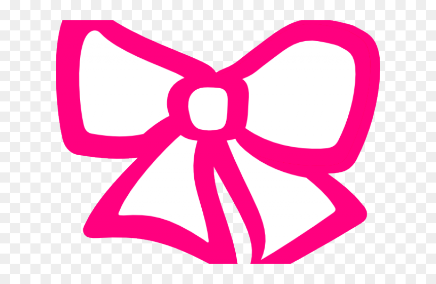 cute pink bow transparent background 0043