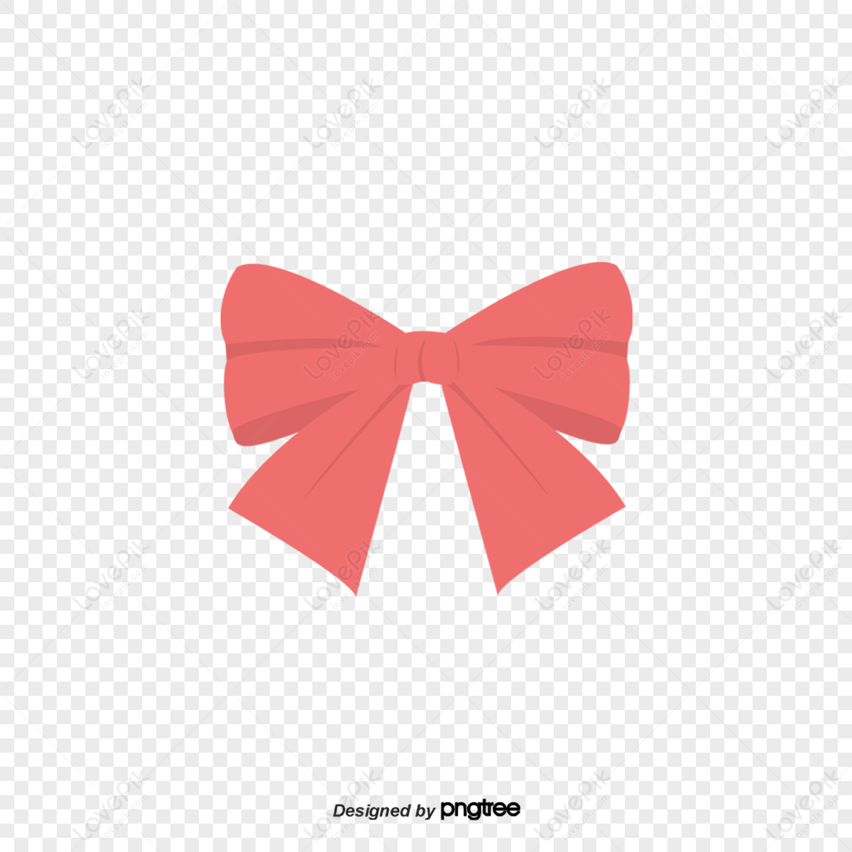 cute pink bow transparent background 0046